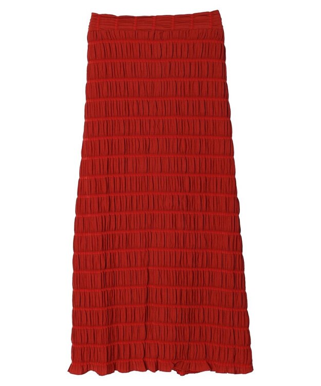 Green Parks ・ＳＵＧＡＲ　ＳＰＯＯＮ　シャーリングギャザースカート Red