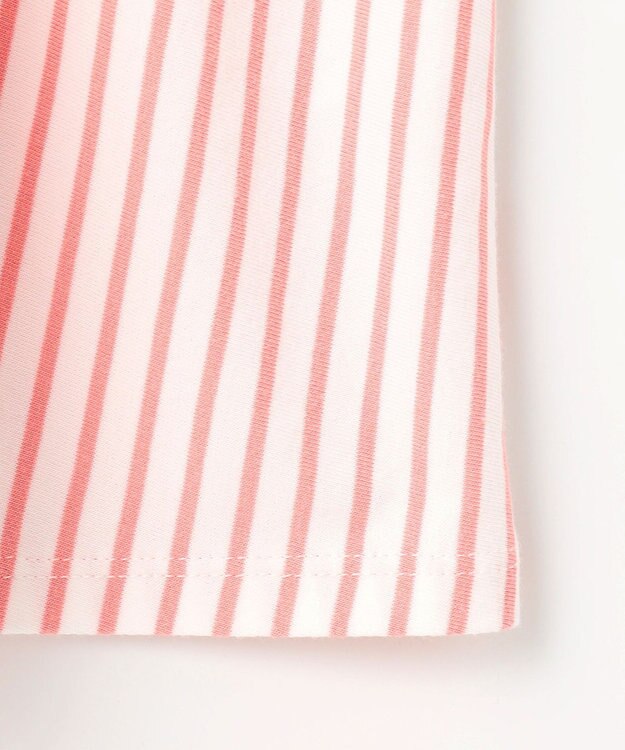 組曲 KIDS 【UVケア】【150-160㎝】マリンボーダー チュニック コーラル