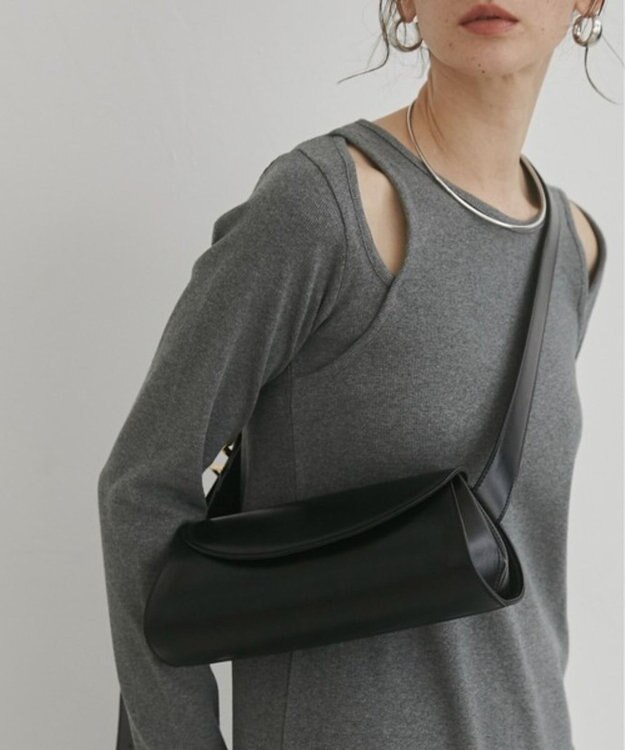 WEGO 【ANGIE VINTAGE】ロールショルダーBAG ブラック