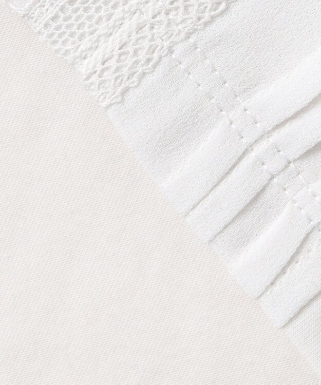 J.PRESS LADIES S プレーティングジャージー ピンタック カットソー ライトグレー系