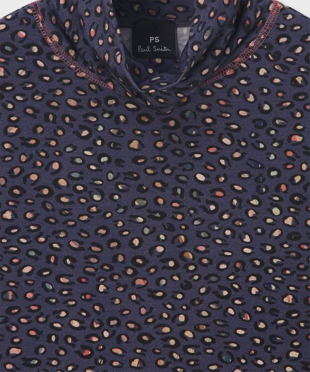 Paul Smith Horseshoe Leopard タートルネック カットソー ダークインディゴ