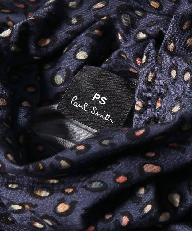 Paul Smith Horseshoe Leopard タートルネック カットソー ダークインディゴ