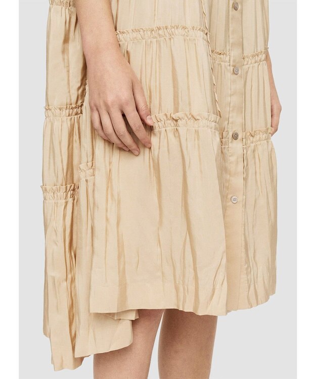 JOSEPH 【洗える】ハボタイ　リラックスフィットドレス Sesame