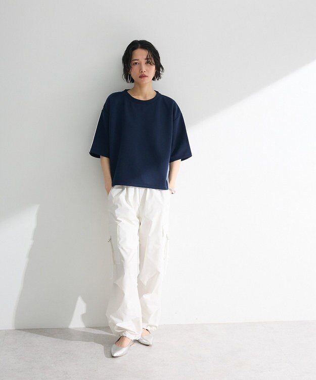 Green Parks ナイロンドッキングポンチラインプルオーバー Navy