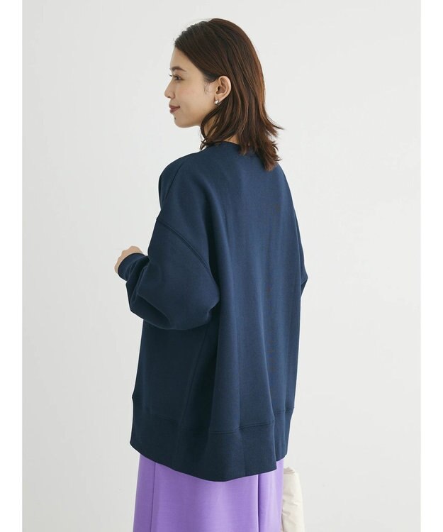 Green Parks 裏起毛ロゴプルオーバー Navy