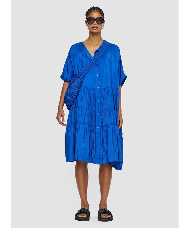 JOSEPH 【洗える】ハボタイ　リラックスフィットドレス Ultra Marine