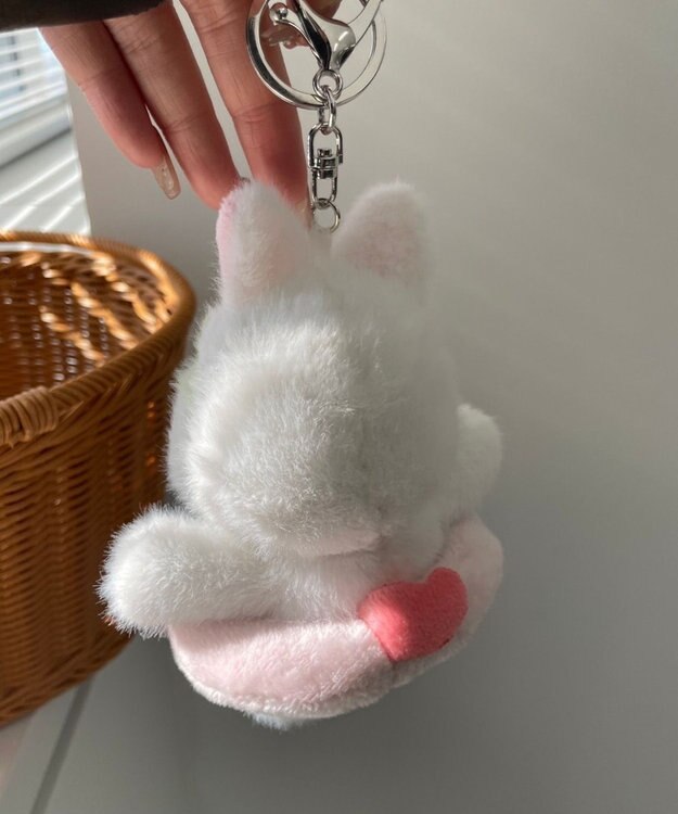 WEGO バカンスわんこぬいぐるみキーホルダー ピンク