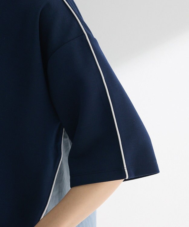 Green Parks ナイロンドッキングポンチラインプルオーバー Navy