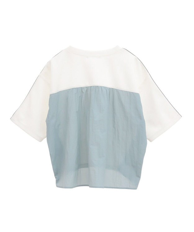 Green Parks ナイロンドッキングポンチラインプルオーバー Ivory