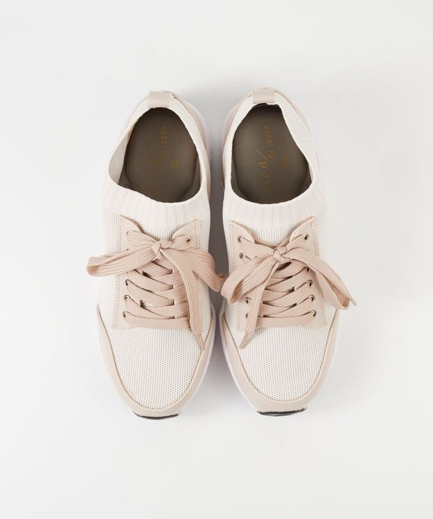 BONTRE 【pied du lapan/ピエドラパン】軽量ニットスニーカー/50741ZI アイボリー