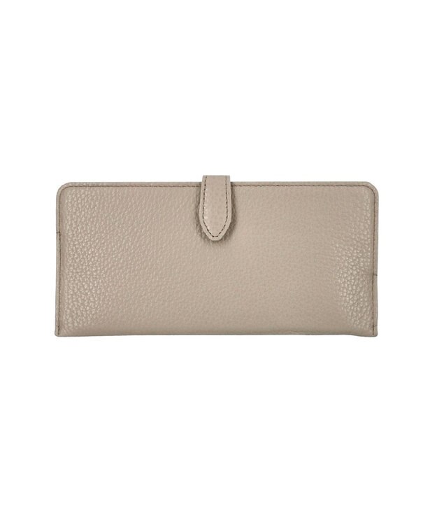 Atelier nuu 日本製 薄マチ本革 lim スマートロングウォレット   グレージュ