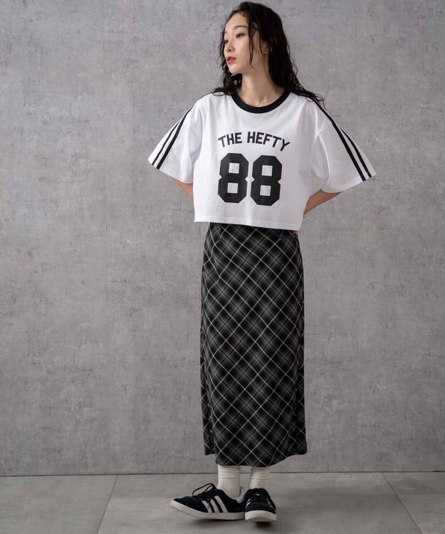 WEGO ライングラフィックショートT ホワイトその他