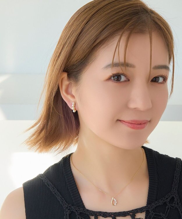 Phoebe 【痛くないシリーズ】ノーブルパールエアリーイヤリング　ゴールド ゴールド