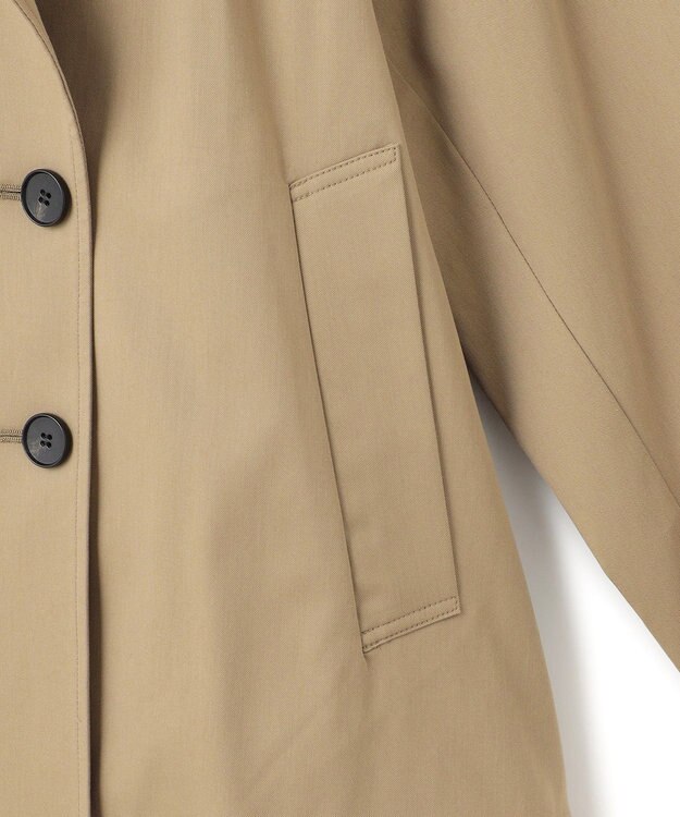 UNFILO ショート トレンチコート キャメル