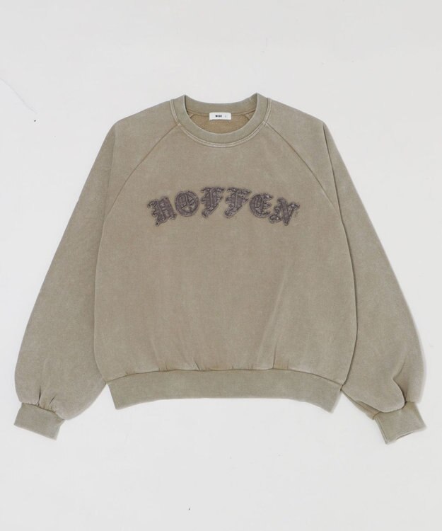 WEGO ショートグラフィックプルオーバー ベージュ