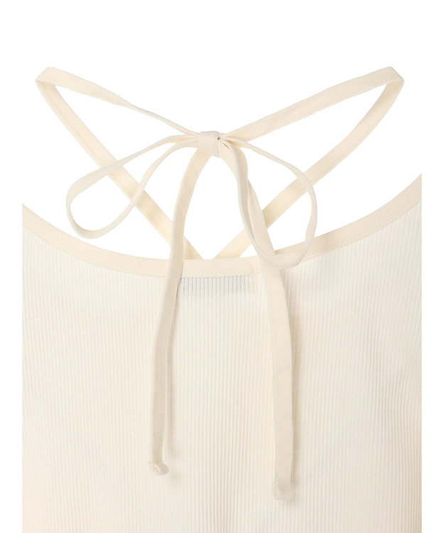 earth music&ecology ホルターネックインナー Ivory