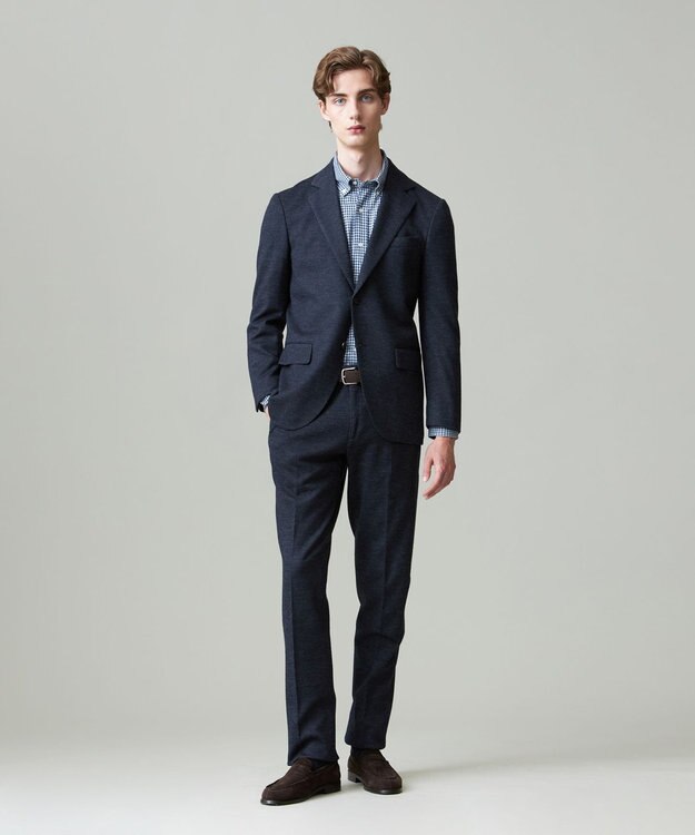 J.PRESS MEN 【セットアップ対応】SOFAニット ハイグレードジャージ スラックス ネイビー系8