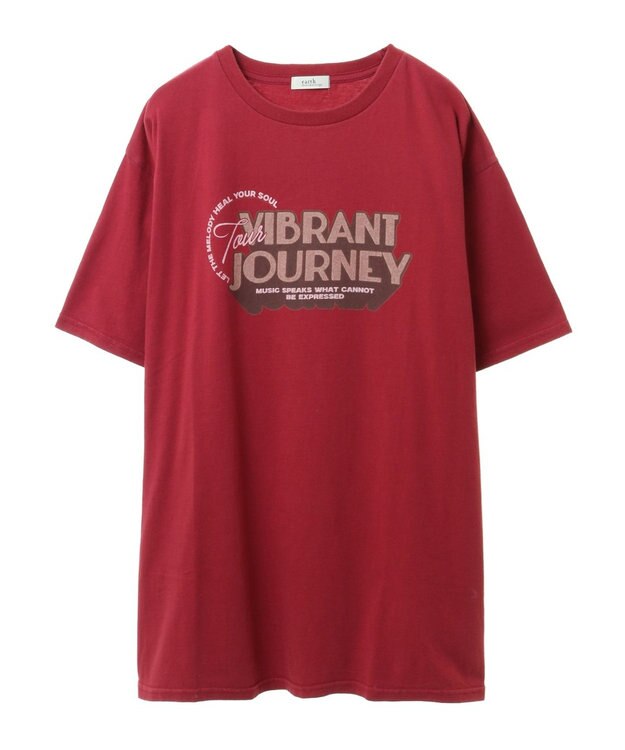 earth music&ecology ウ゛ィンテージライクツアーＴｅｅ Pink