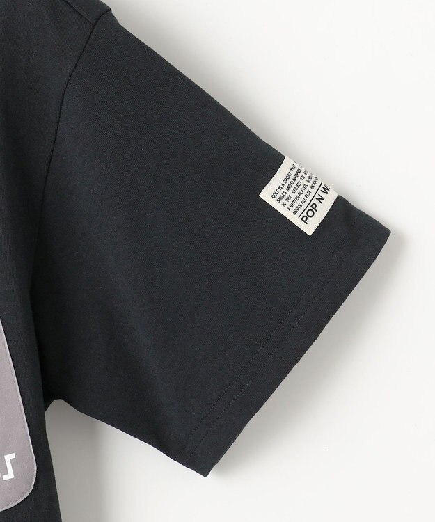 PW CIRCULUS 【吸水速乾 / UV遮蔽率99.5% UVカット / ストレッチ】【WOMEN】ポケットモックT ゴルフウェア レディース ブラック系