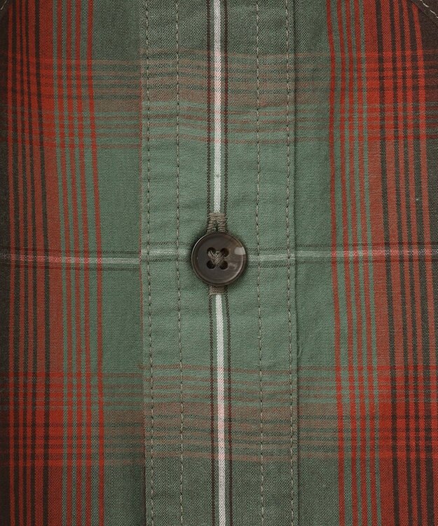 JOSEPH ABBOUD MOUNTAIN 【FILSON】WASHED SHORT SLEEVE FEARHER CLOTH SHIRT 黄緑系