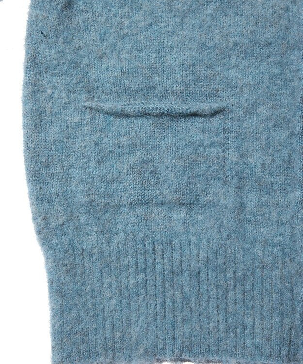J.PRESS MEN 【J.PRESS ORIGINALS】BRITISH WOOL SHAGGYDOG CARDIGAN / JAPAN MADE ブルー系