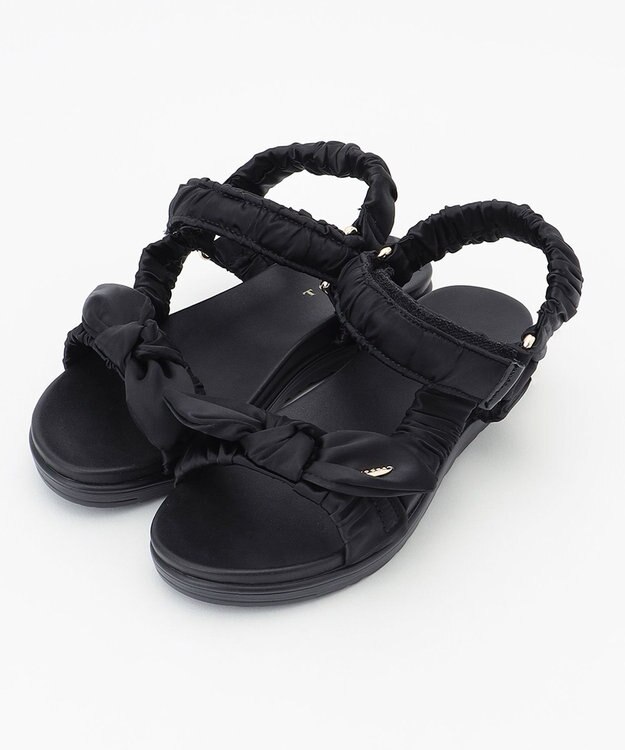 TOCCA RIBBON KNOT SPORTS SANDALS サンダル ブラック系