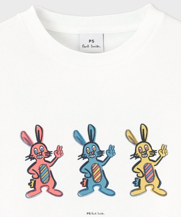 Paul Smith ラビットトリオ 半袖Tシャツ ホワイト