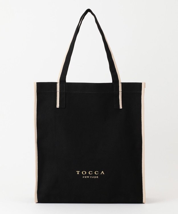TOCCA 【WEB限定＆一部店舗限定】STRADA CANVAS TOTE L トートバッグ L ブラック系