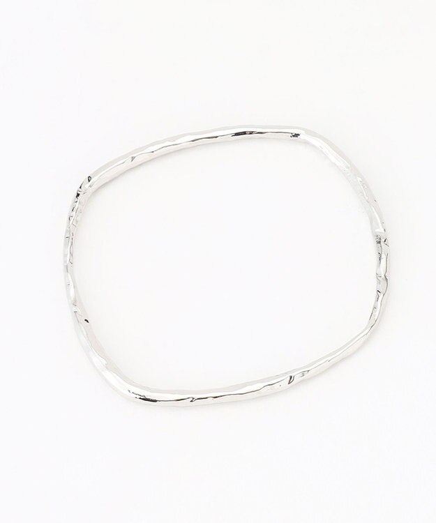 自由区 フレームスクエア バングル シルバー系