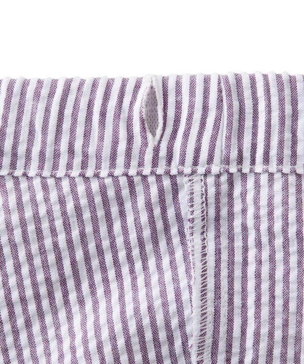 MIKI HOUSE HOT BISCUITS 【80-120cm】サッカー素材 5分丈パンツ パープル