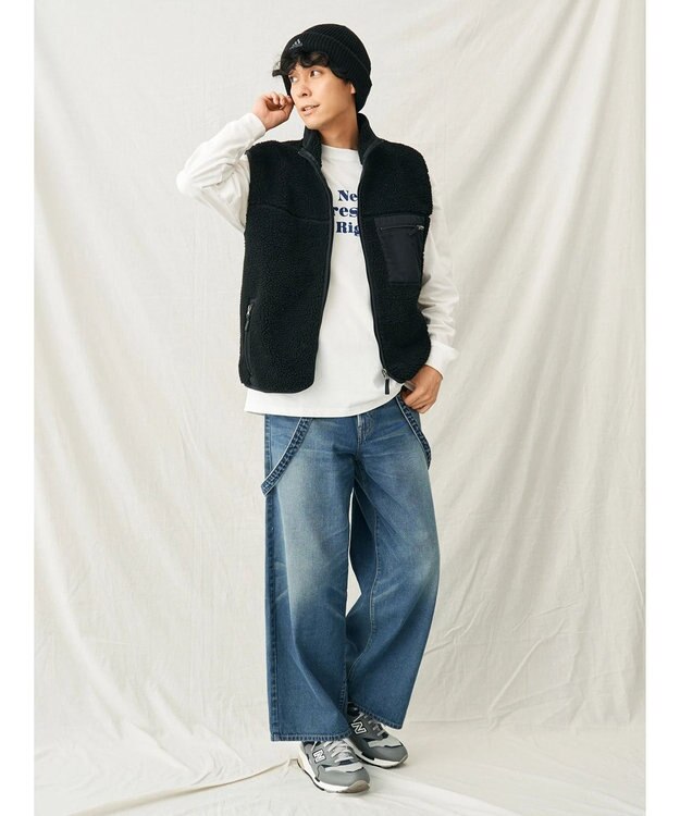 CRAFT STANDARD BOUTIQUE 【２ｗａｙ】デニムサロペットパンツ Indigo