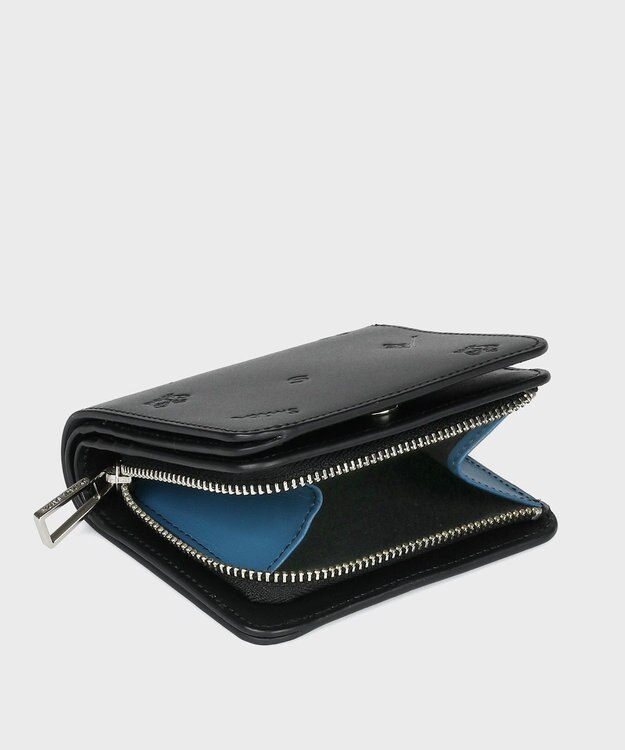 Paul Smith PS Paul Smith ドローイング 2つ折り財布 ブラック