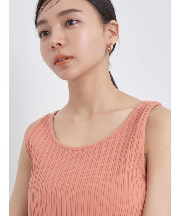 earth music&ecology ２ＷＡＹネックタンクトップ Pink Orange