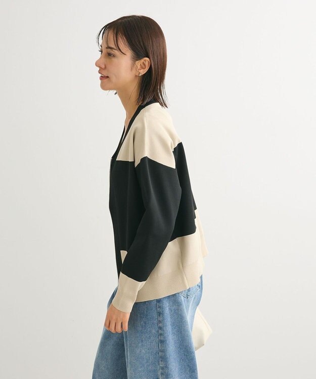 Green Parks ・ｆｕｒｒｙ　ｒａｔｅ　かる～いニットＺＩＰブル Black