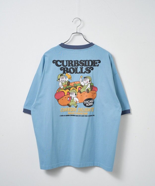 WEGO ボーイズグラフィックリンガーBIGT（S） ブルー