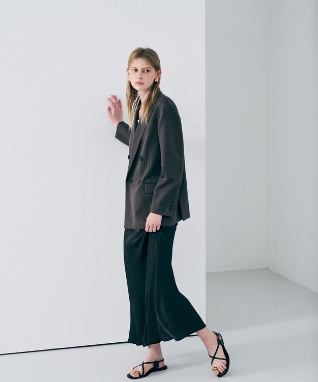 uncrave プルーフウールライクツイル ジャケット ブラウン