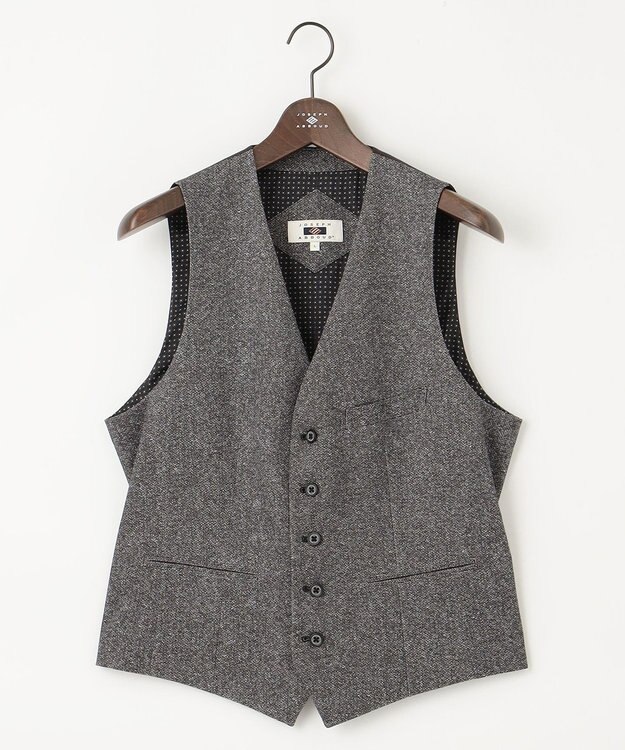 JOSEPH ABBOUD 【ストレッチ/多機能レジャーベスト】エアロムリネコンフォートジャージ ベスト ライトグレー系