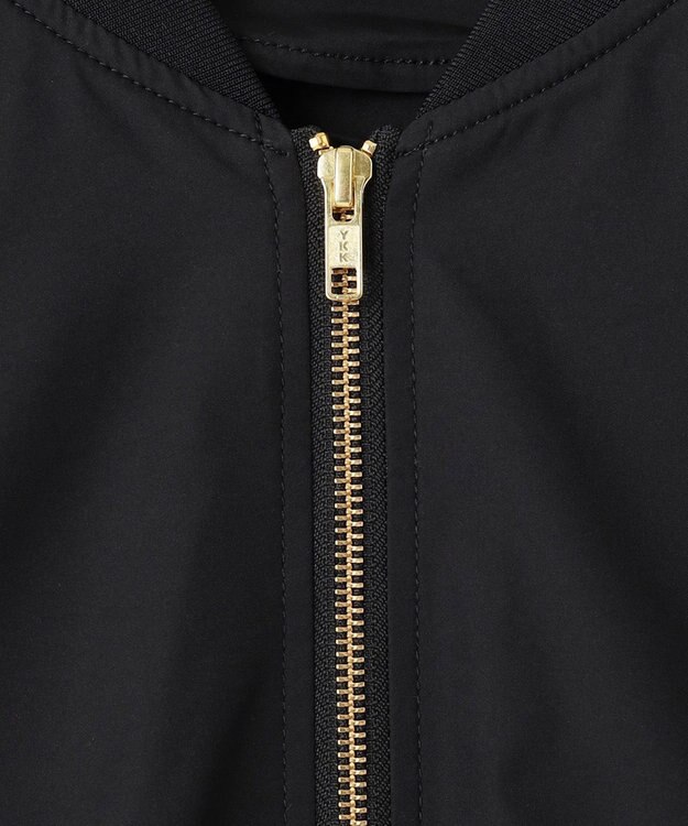 ANY 【洗濯機可能/撥水】MA-1 ギャザーブルゾン ブラック