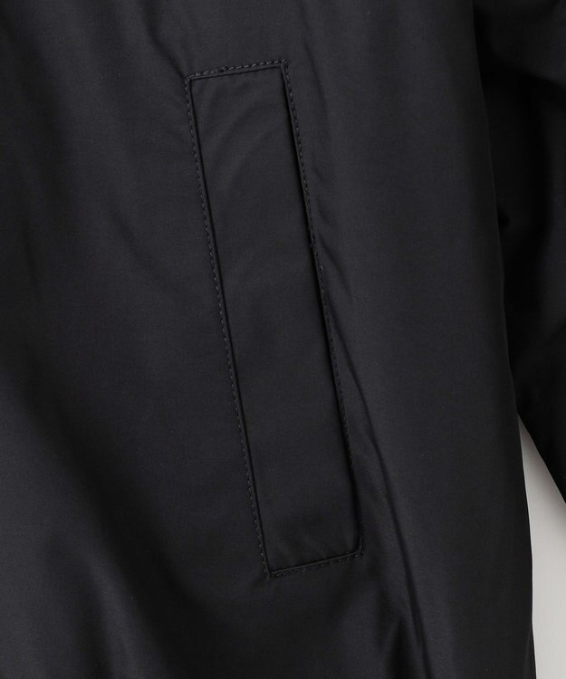 ANY 【洗濯機可能/撥水】MA-1 ギャザーブルゾン ブラック