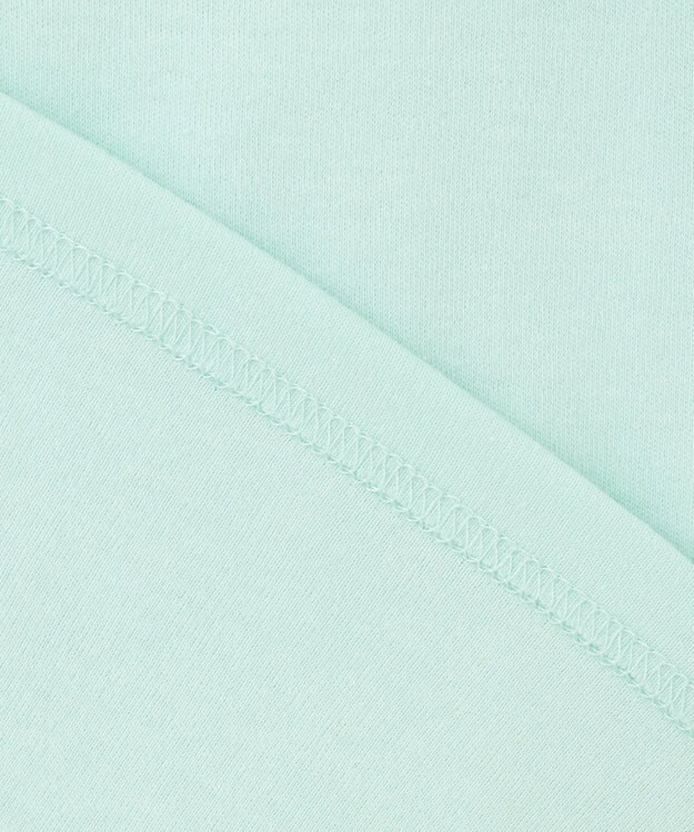 ANY KIDS 【すみっコぐらし】サガラ刺繍 長袖 Tシャツ エメラルドグリーン×ぺんぎん？