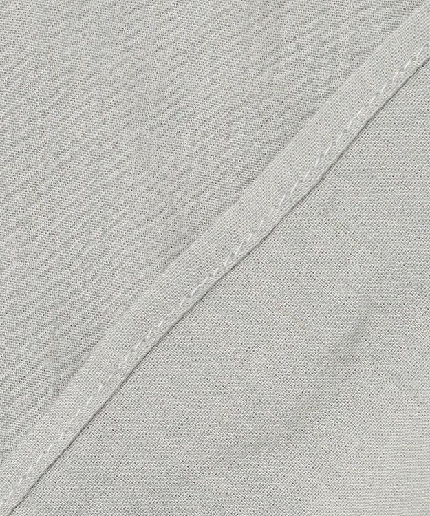 JOSEPH HOMME リネンストレッチブロード ウィングカラー半袖シャツ スカイブルー系