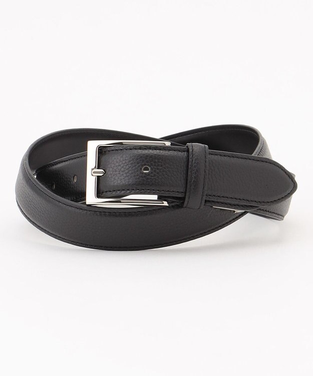 J.PRESS MEN 【定番】シボレザーベルト ブラック系