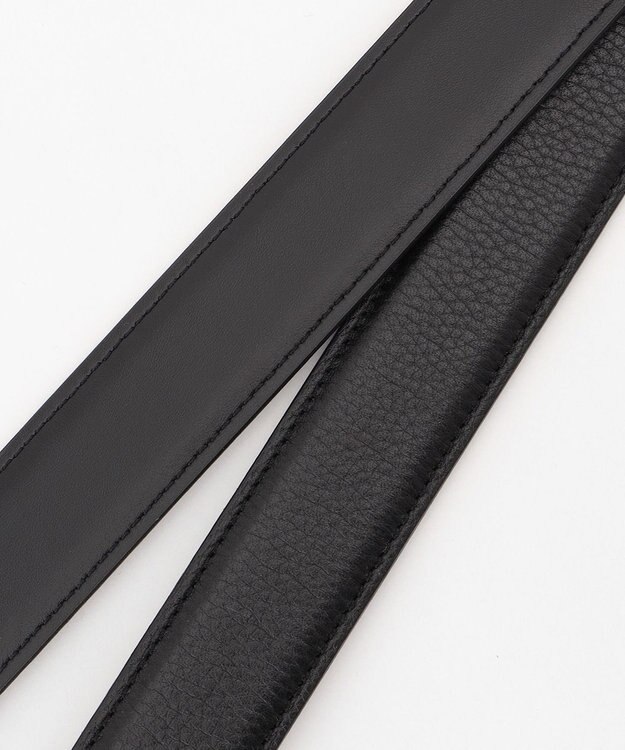 J.PRESS MEN 【定番】シボレザーベルト ブラック系