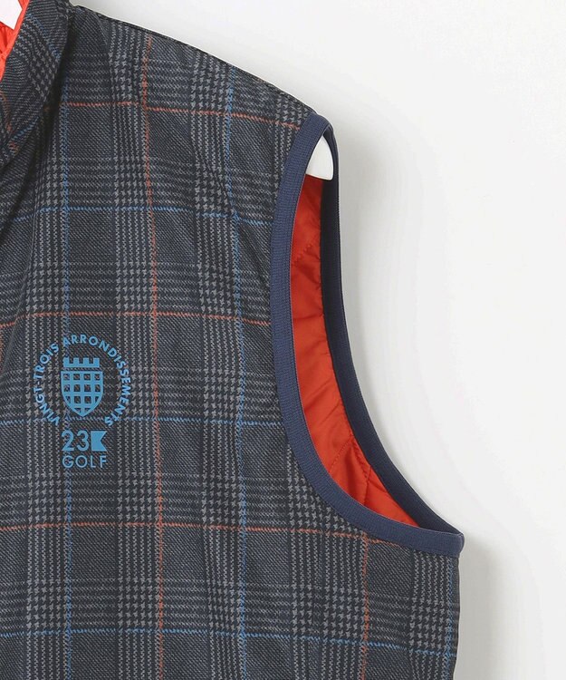 23区GOLF 【MEN】【ストレッチ/撥水】マルチウェイ ブルゾン＆リバーシブルベスト キャメル系