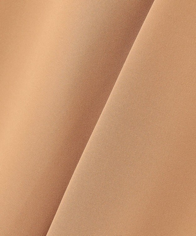 自由区 【洗える】2WAYダブルクロスストレート パンツ ブラウン系