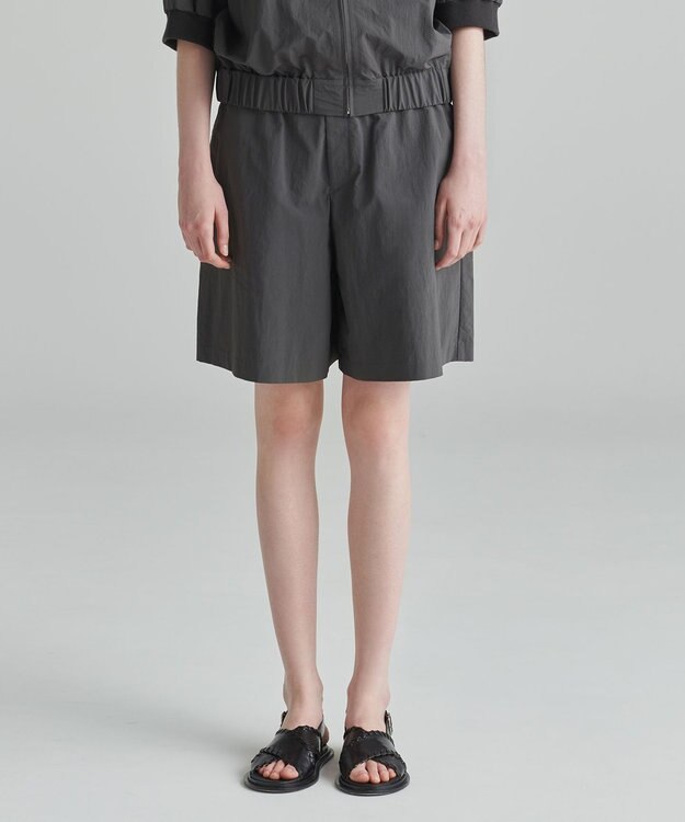 NAVE 【ReNAVE　撥水機能・UVカット・透湿・接触冷感・洗える】ナイロンタスランショートパンツ グレー系