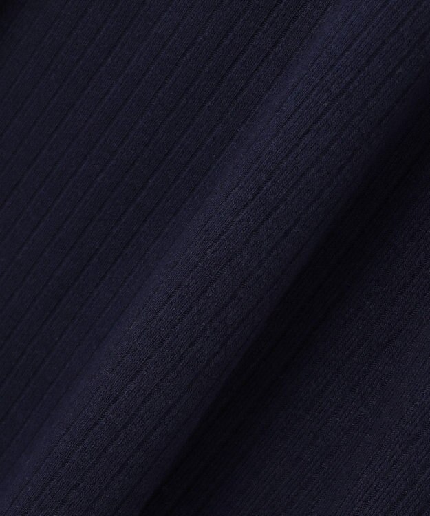 組曲 KIDS 【150-160㎝】バイカラーニットソー ワンピース ネイビー系