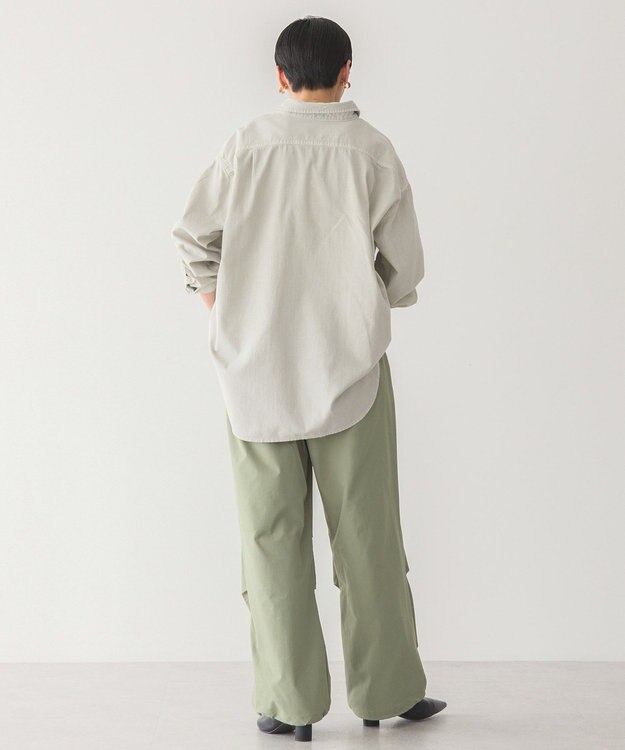 AMERICAN HOLIC バックタックオーバーシャツ Light Gray