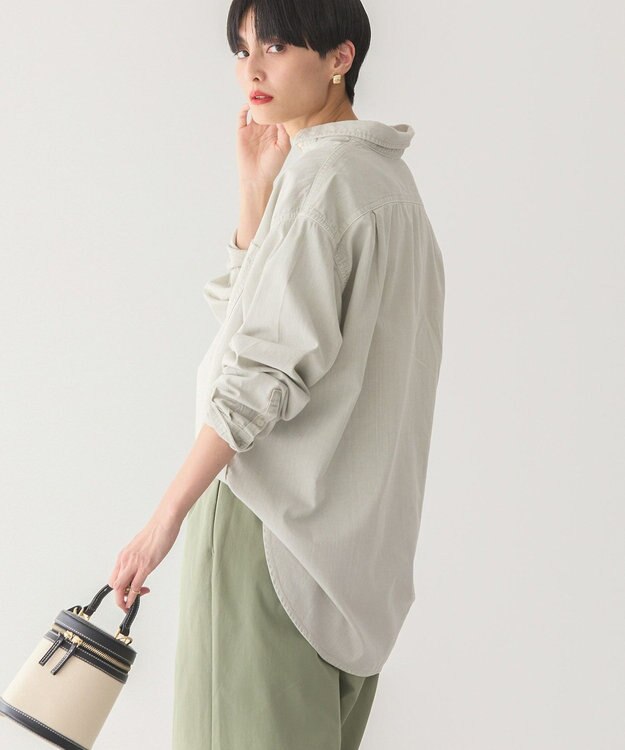 AMERICAN HOLIC バックタックオーバーシャツ Light Gray