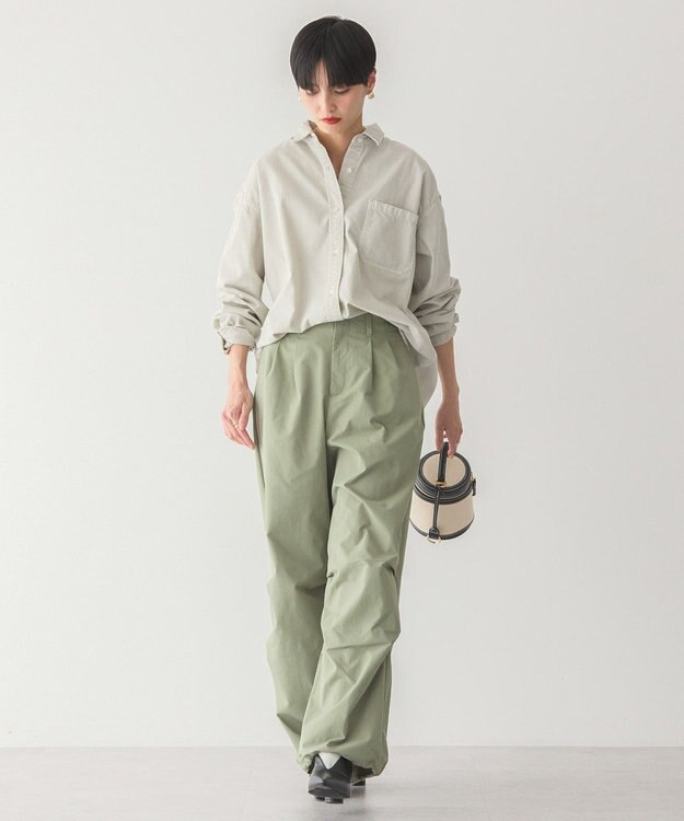 AMERICAN HOLIC バックタックオーバーシャツ Light Gray